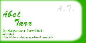 abel tarr business card