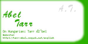 abel tarr business card